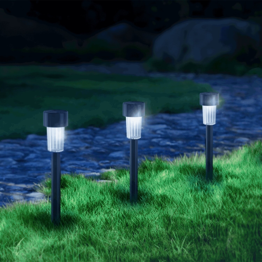Aigostar - LED šviestuvas, įkraunamas saulės energija LED/0,006W/1,2V 40mAh 6500K IP44 29,5 cm