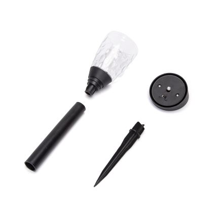 Aigostar - LED šviestuvas, įkraunamas saulės energija LED/0,006W/1,2V 40mAh 6500K IP44 34,5 cm žvaigždė