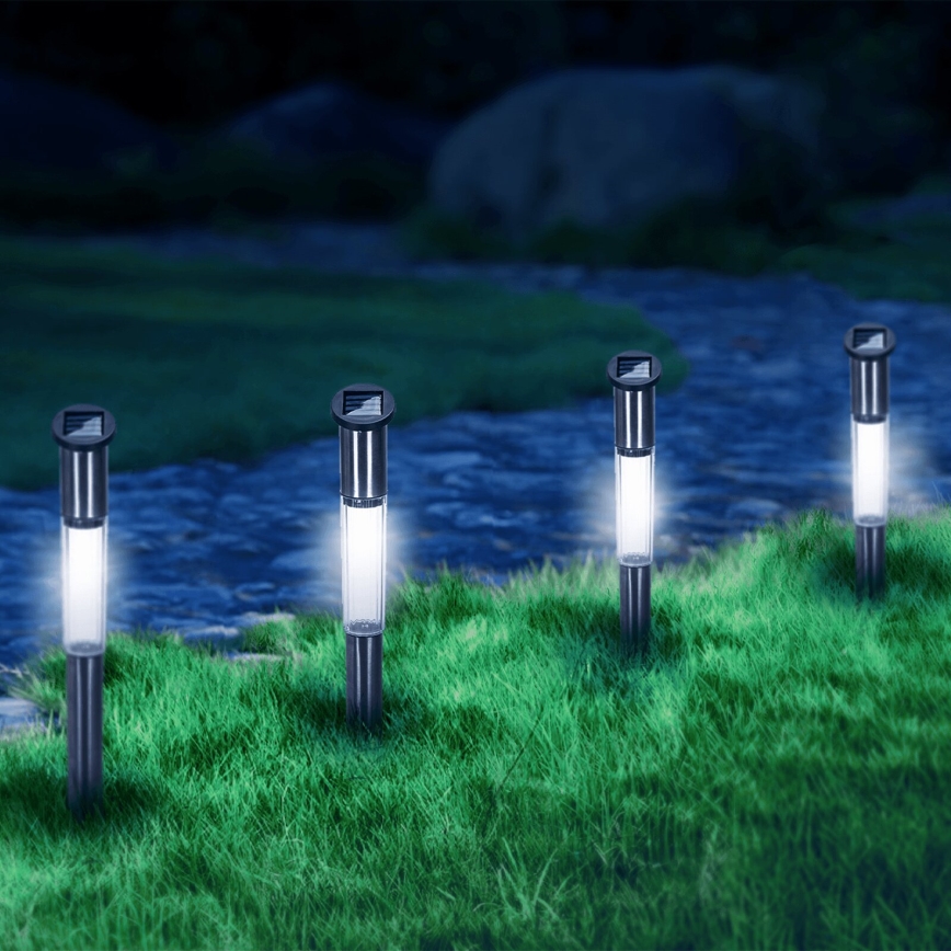 Aigostar - LED šviestuvas, įkraunamas saulės energija LED/0,012W/1,2V 100 mAh 6500K IP44 55 cm