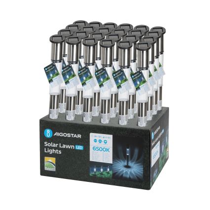 Aigostar - LED šviestuvas, įkraunamas saulės energija LED/0,012W/1,2V 100 mAh 6500K IP44 55 cm