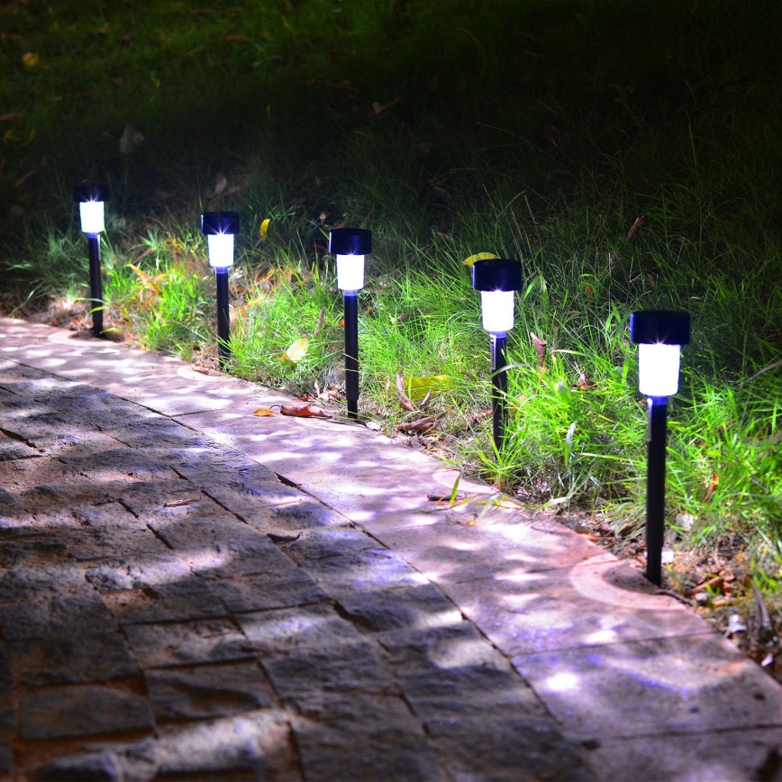 Aigostar - LED šviestuvas, įkraunamas saulės energija LED/0,06W/2V 32,7 cm 6500K IP44 600 mAh juoda