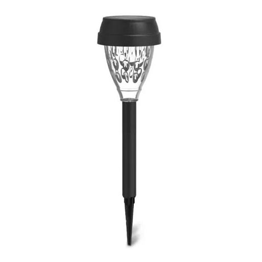Aigostar - LED šviestuvas, įkraunamas saulės energija LED/0,06W/2V 33,5 cm 6500K IP44 100 mAh juoda