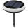 Aigostar - LED šviestuvas, įkraunamas saulės energija LED/0,6W/2V diametras 16,5 cm 3200K/4000K/6500K IP65 juoda
