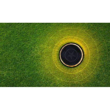 Aigostar - LED šviestuvas, įkraunamas saulės energija LED/0,6W/5,5V 24,5 cm 500 mAh 3200K IP66 juoda
