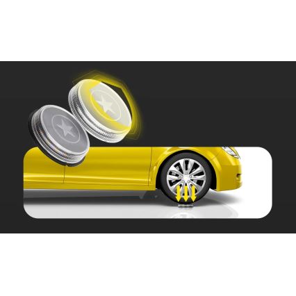 Aigostar - LED šviestuvas, įkraunamas saulės energija LED/0,6W/5,5V 24,5 cm 500 mAh 3200K IP66 juoda