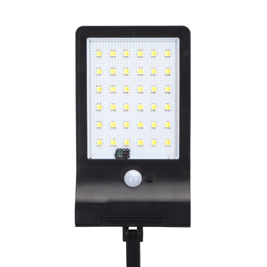 Aigostar - LED Saulės energijos gatvės lempa su jutikliu LED/3W/3,7V1800 mAh IP44 3000/4000/5000K + nuotolinio valdymo pultas