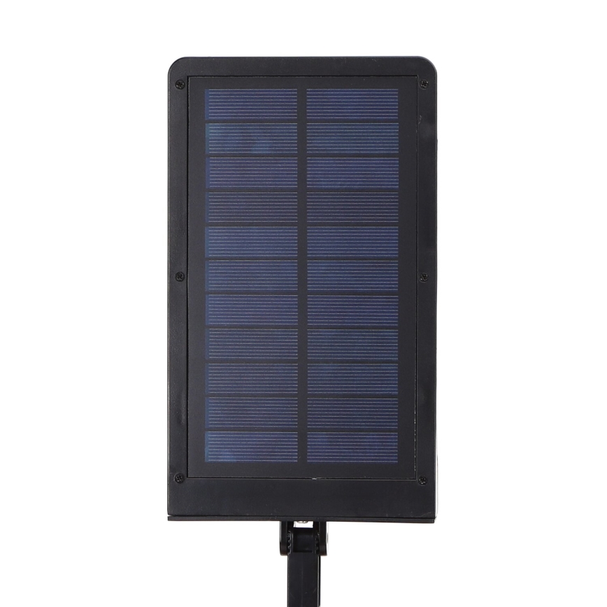 Aigostar - LED Saulės energijos gatvės lempa su jutikliu LED/3W/3,7V1800 mAh IP44 3000/4000/5000K + nuotolinio valdymo pultas
