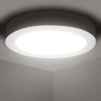 Aigostar - LED tvirtinamas lubinis šviestuvas LED/12W/230V diametras 17,4 cm 4000K balta