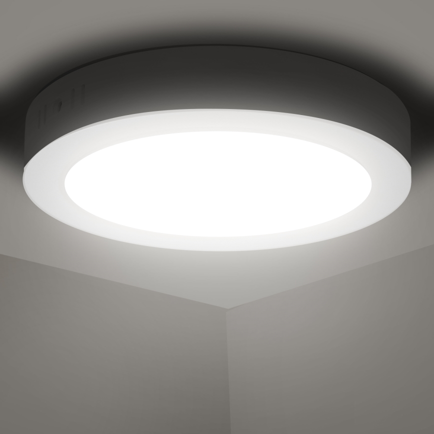 Aigostar - LED tvirtinamas lubinis šviestuvas LED/12W/230V diametras 17,4 cm 4000K balta