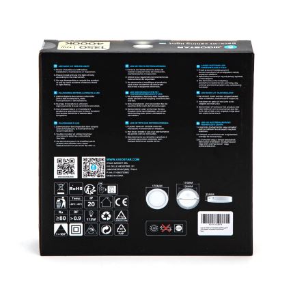 Aigostar - LED tvirtinamas lubinis šviestuvas LED/12W/230V diametras 17,4 cm 4000K balta