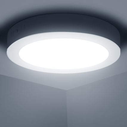 Aigostar - LED tvirtinamas lubinis šviestuvas LED/12W/230V diametras 17,4 cm 6500K balta