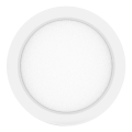 Aigostar - LED tvirtinamas lubinis šviestuvas LED/18W/230V diametras 22,6 cm 3000K balta