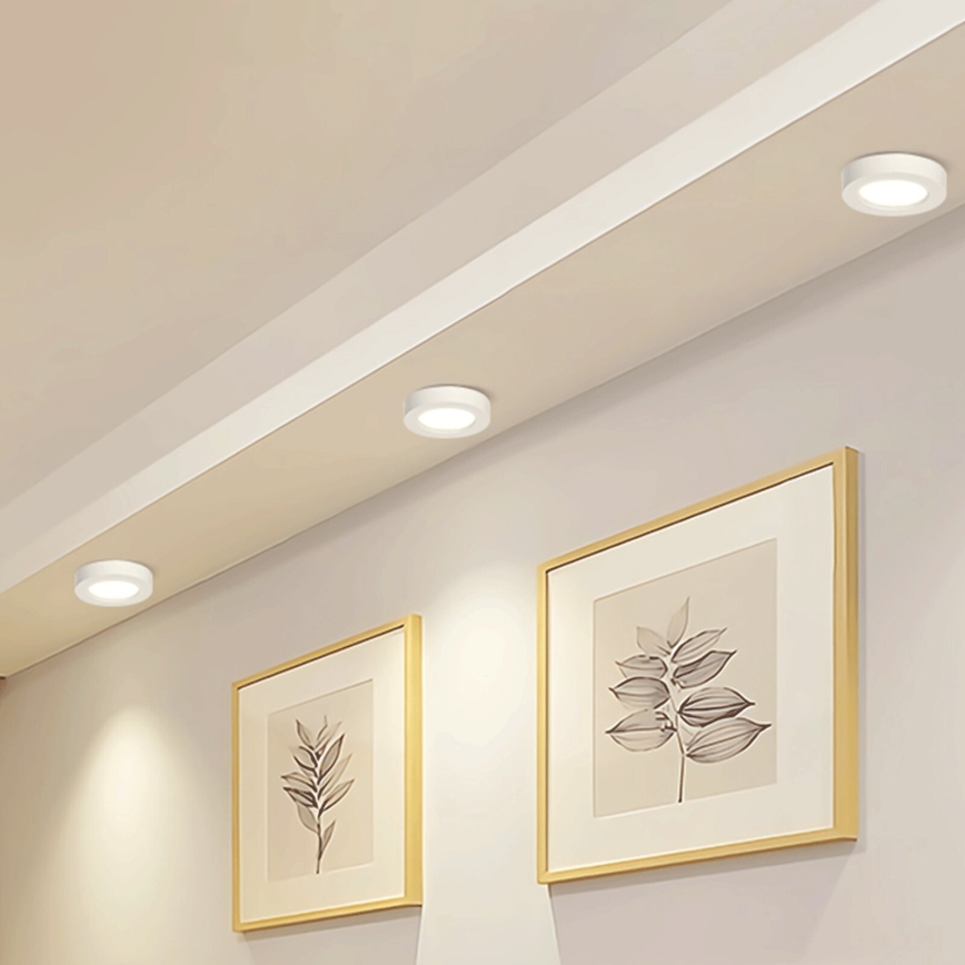 Aigostar - LED tvirtinamas lubinis šviestuvas LED/18W/230V diametras 22,6 cm 4000K balta