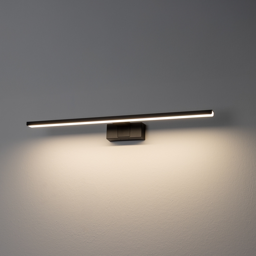 Aigostar - LED vonios veidrodžio apšvietimas LED/12W/230V 4000K 60 cm IP44 juoda
