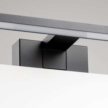 Aigostar - LED vonios veidrodžio apšvietimas LED/12W/230V 4000K 60 cm IP44 juoda