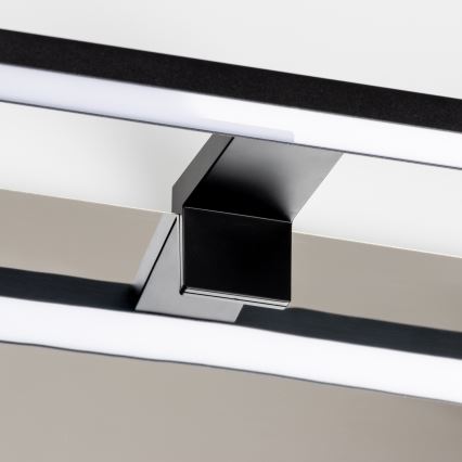 Aigostar - LED vonios veidrodžio apšvietimas LED/12W/230V 4000K 60 cm IP44 juoda