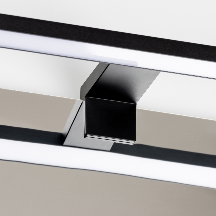 Aigostar - LED vonios veidrodžio apšvietimas LED/12W/230V 4000K 60 cm IP44 juoda