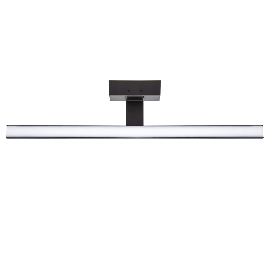 Aigostar - LED vonios veidrodžio apšvietimas LED/12W/230V 4000K 60 cm IP44 juoda