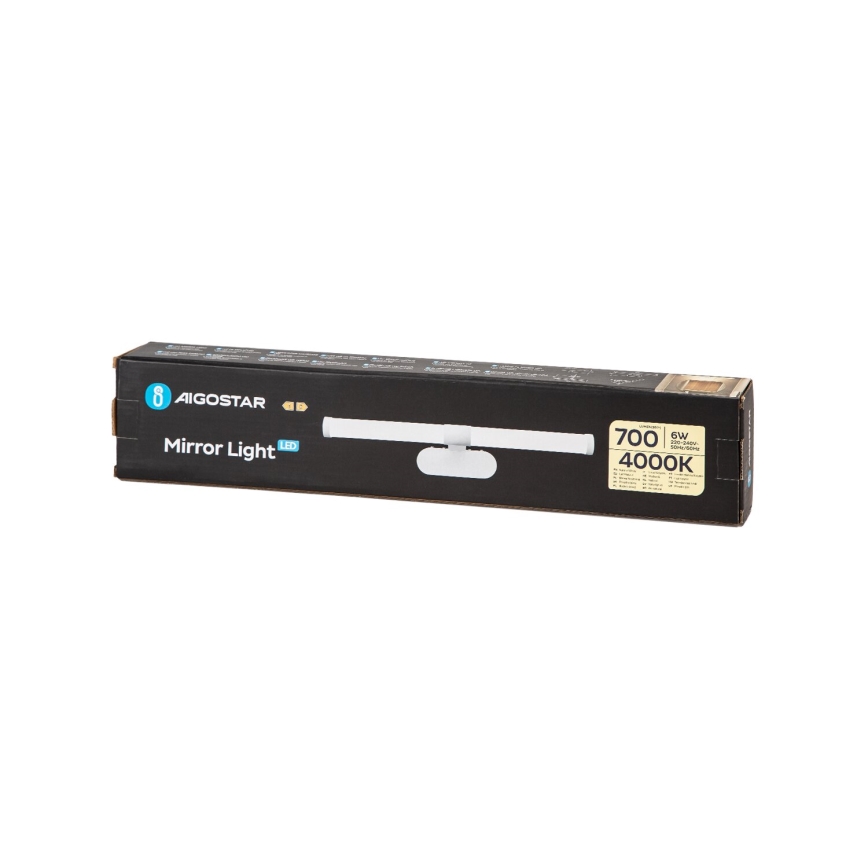 Aigostar - LED vonios veidrodžio apšvietimas LED/6W/230V 4000K 40cm IP44