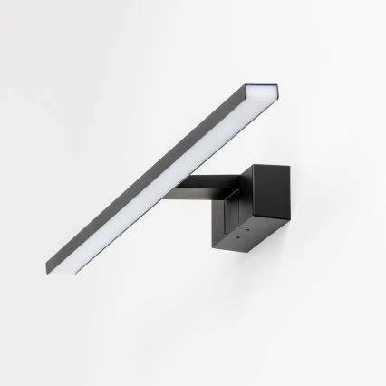 Aigostar - LED vonios veidrodžio apšvietimas LED/8W/230V 4000K 40 cm IP44 juoda