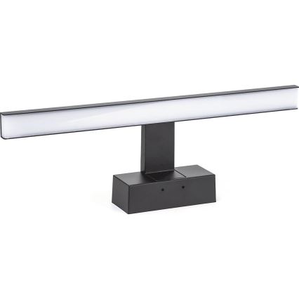 Aigostar - LED vonios veidrodžio apšvietimas LED/8W/230V 4000K 40 cm IP44 juoda