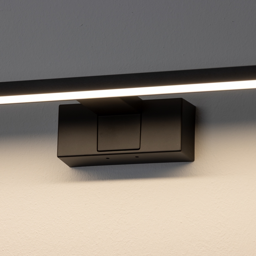 Aigostar - LED vonios veidrodžio apšvietimas LED/8W/230V 4000K 40 cm IP44 juoda