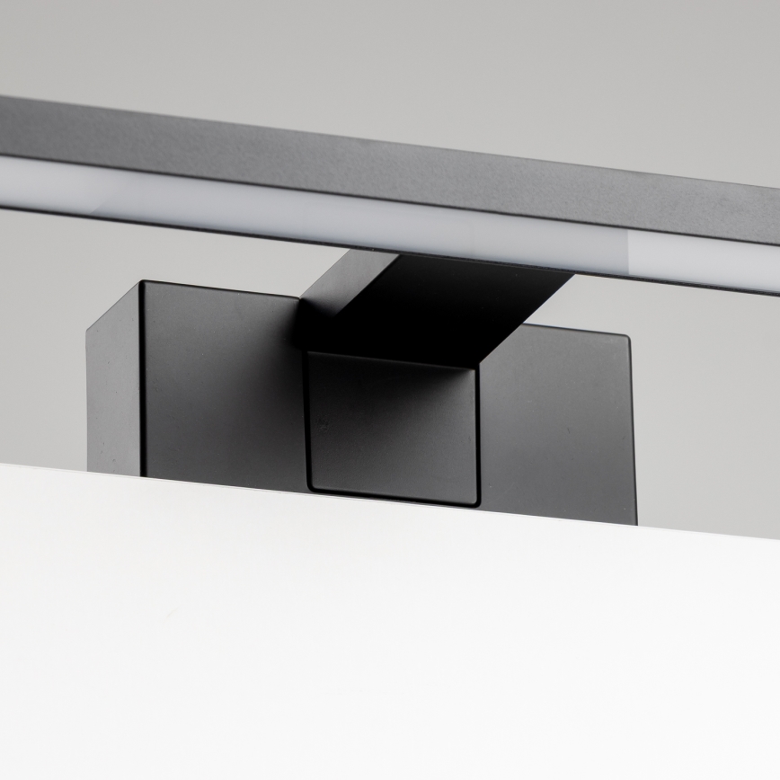 Aigostar - LED vonios veidrodžio apšvietimas LED/8W/230V 4000K 40 cm IP44 juoda