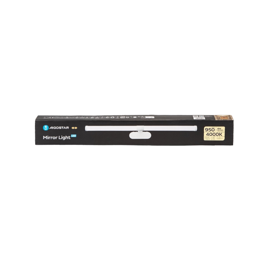 Aigostar - LED vonios veidrodžio apšvietimas LED/8W/230V 4000K 60cm IP44