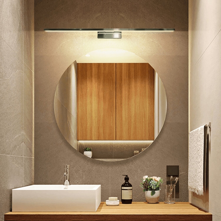 Aigostar - LED vonios veidrodžio apšvietimas LED/12W/230V 4000K 60cm IP44 aliuminis