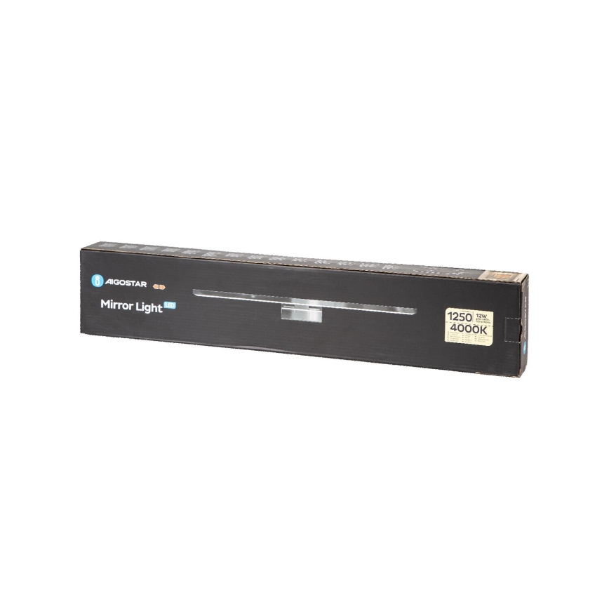 Aigostar - LED vonios veidrodžio apšvietimas LED/12W/230V 4000K 60cm IP44 aliuminis