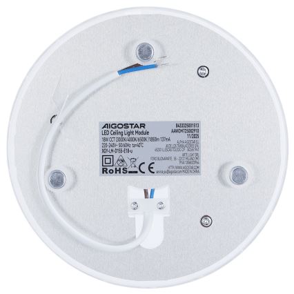 Aigostar - magnetinis LED modulis LED/18W/230V 3000/4000/6500K
