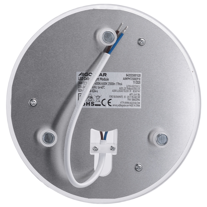 Aigostar - Magnetinis LED modulis LED/24W/230V 3000/4000/6500K