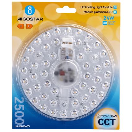 Aigostar - Magnetinis LED modulis LED/24W/230V 3000/4000/6500K