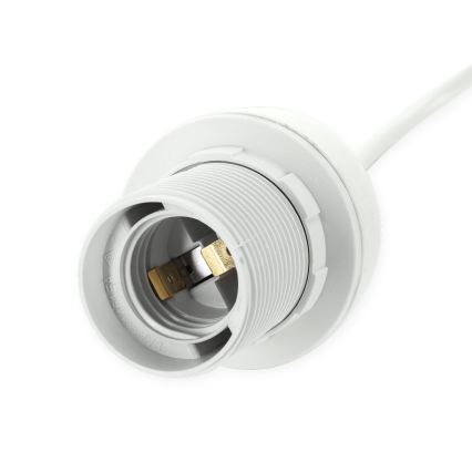 Aigostar - Maitinimo laidas 1xE27/60W/250V baltas