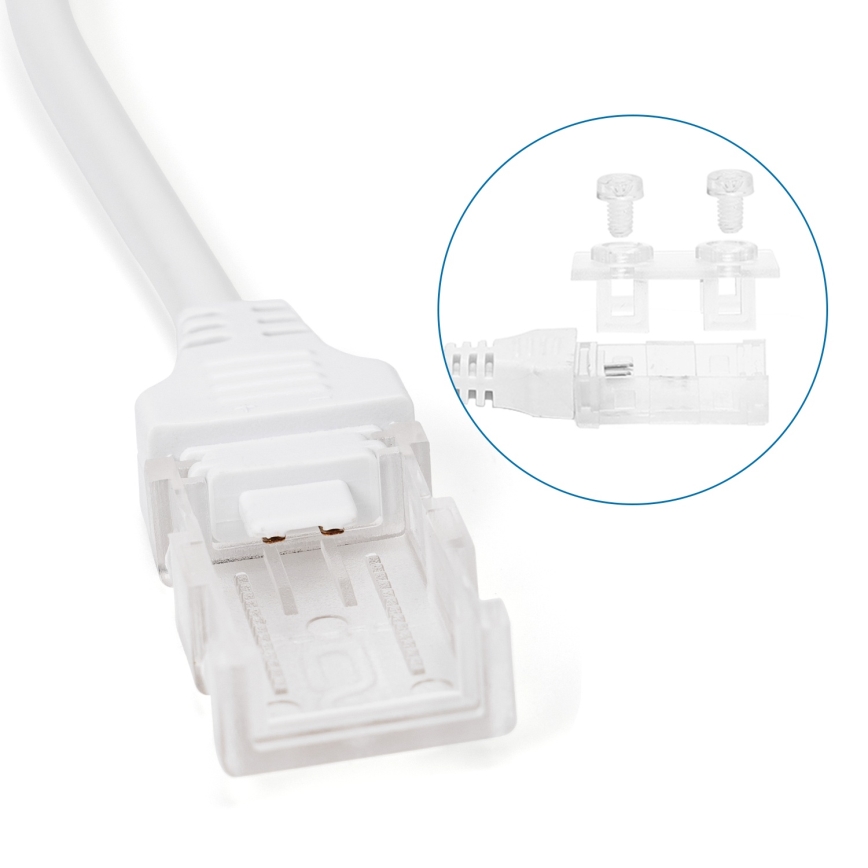 Aigostar - Maitinimo šaltinis LED juostoms 10 mm 600W/230V balta
