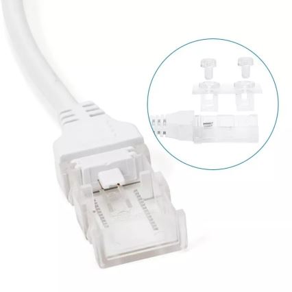 Aigostar - Maitinimo šaltinis LED juostoms 8 mm 600W/230V baltas