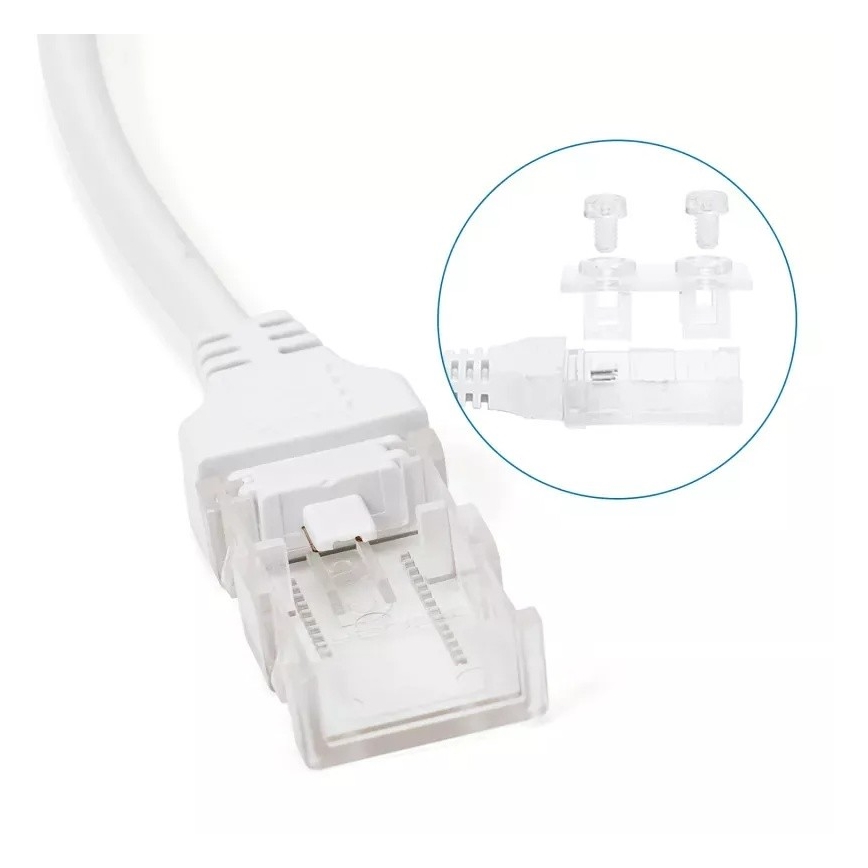 Aigostar - Maitinimo šaltinis LED juostoms 8 mm 600W/230V baltas