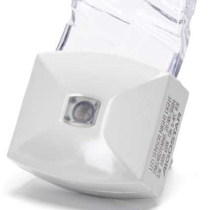 Aigostar - LED Naktinė lemputė su prieblandos jutikliu LED/0,2W/230V 6500K