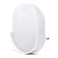 Aigostar - Naktinė LED lemputė su jutikliu LED/1W/230V 6500K ovalas