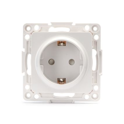 Aigostar - Namų elektros lizdas be rėmelio SCHUKO 250V baltas