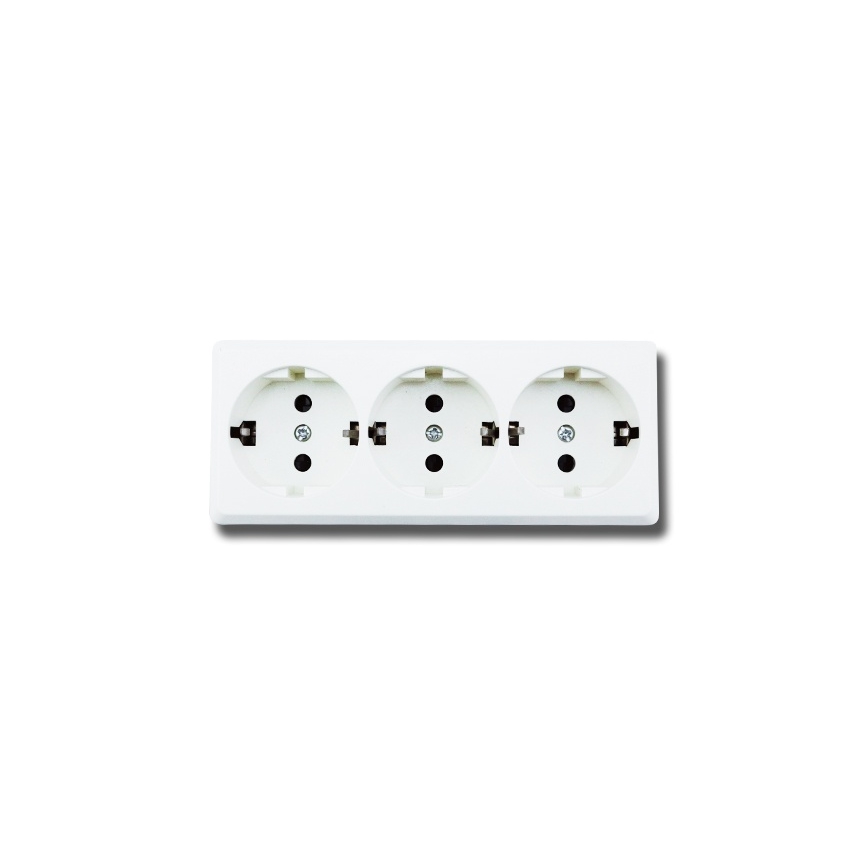 Aigostar - Namų lizdas 3Z SCHUKO 250/16A