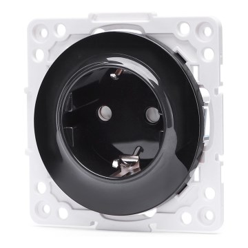 Aigostar - Namų SCHUKO lizdas be rėmelio 250V/16A juodas