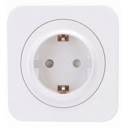 Aigostar - Namų SCHUKO lizdas su rėmeliu 250V/16A, baltas