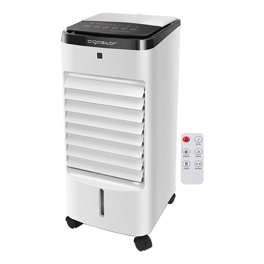 Aigostar - Oro kondicionierius 60W/230V balta/juoda + nuotolinio valdymo pultas