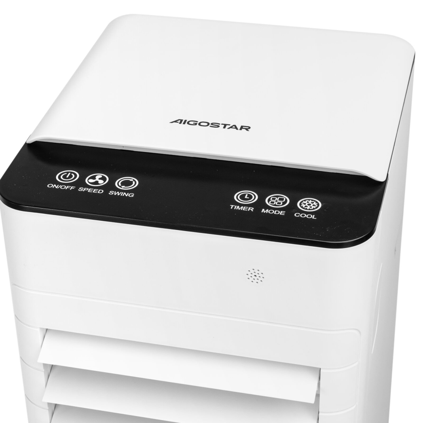 Aigostar - Oro kondicionierius 80W/230V balta + nuotolinio valdymo pultas