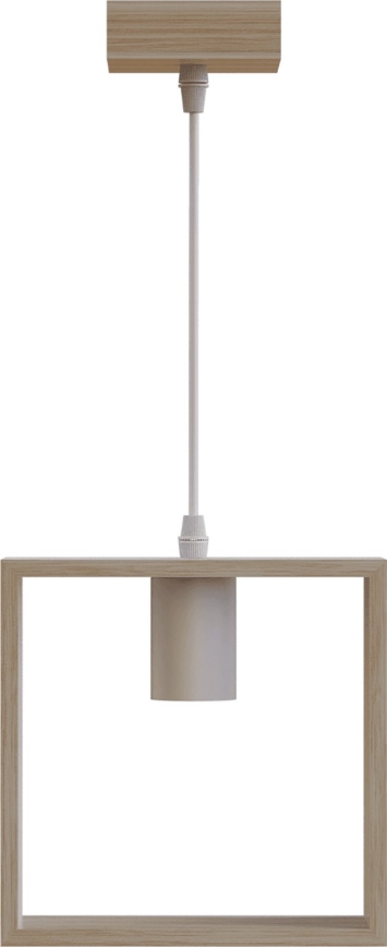 Aigostar - Pakabinamas šviestuvas 1xE27/60W/230V smėlio spalvos