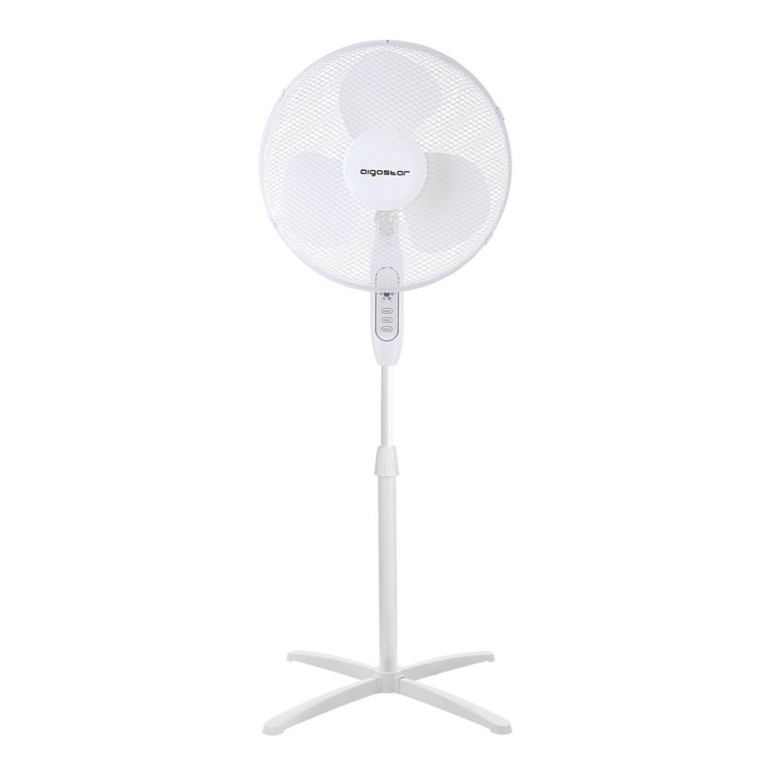 Aigostar - Pastatomas ventiliatorius 40W/230V 120 cm balta