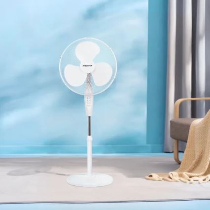 Aigostar - Pastatomas ventiliatorius 40W/230V baltas