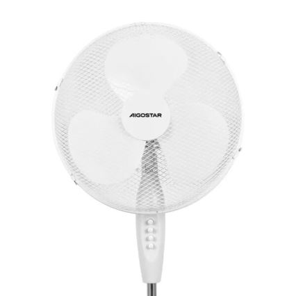Aigostar - Pastatomas ventiliatorius 40W/230V baltas