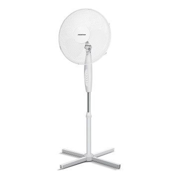 Aigostar - Pastatomas ventiliatorius 45W/230V 125 cm balta